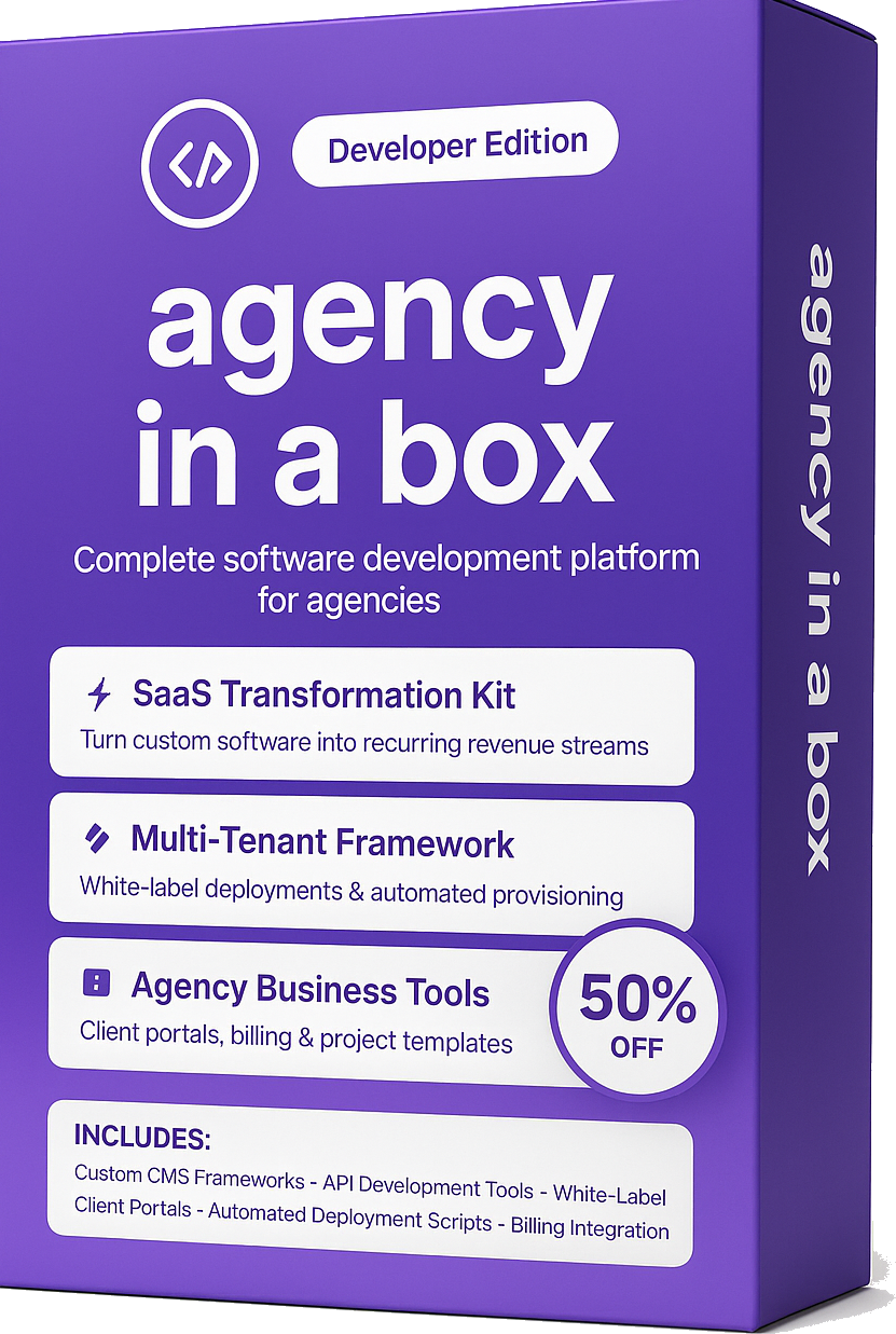 Agency in a Box - Complete software development platform for agencies
